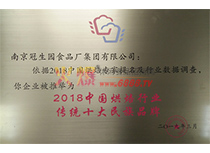 2018年度十大名族品牌