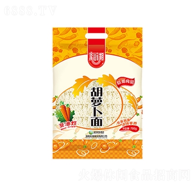 裕湘胡蘿卜面780克