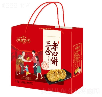 益錦三合孝心餅禮盒