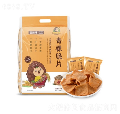 刺猬阿甘青稞脆片香辣2
