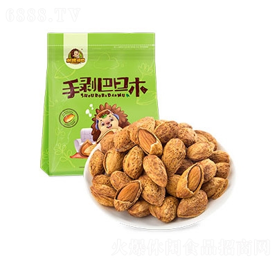 刺猬阿甘手剝巴旦木15