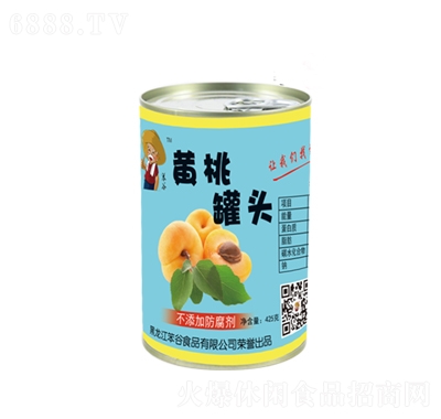 苯谷黃桃罐頭