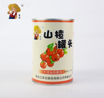 苯谷山楂罐頭