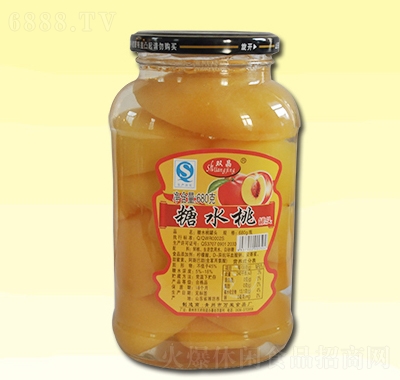 雙昌糖水桃罐頭