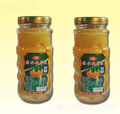 雙昌糖水桃罐頭（瓶裝）
