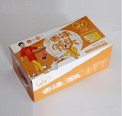 鴻雁香辣鴨頭300g