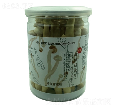 大地生機海鮮菇脆片罐裝