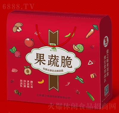 健之峰果蔬脆禮盒果蔬脆片休閑零食