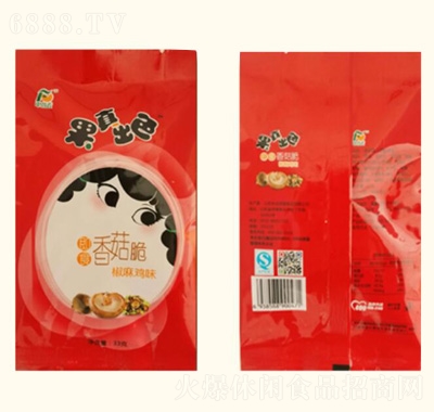 中合果蔬香菇脆（椒麻雞味）33g
