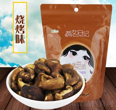 中合果蔬香菇脆燒烤味60g