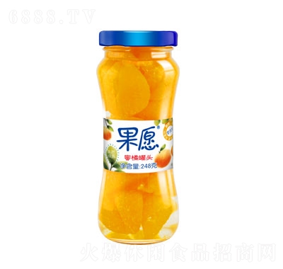 果愿玻璃瓶蜜桔248g