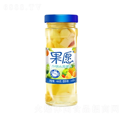 果愿玻璃瓶什錦460g