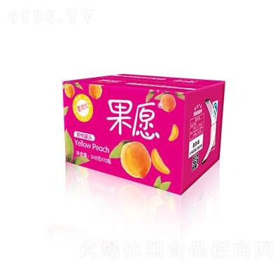 果愿禮品箱黃桃248g