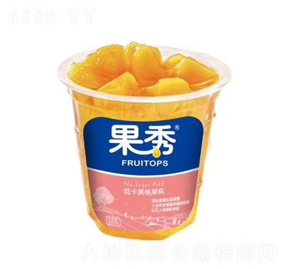 果秀低卡黃桃水果杯22