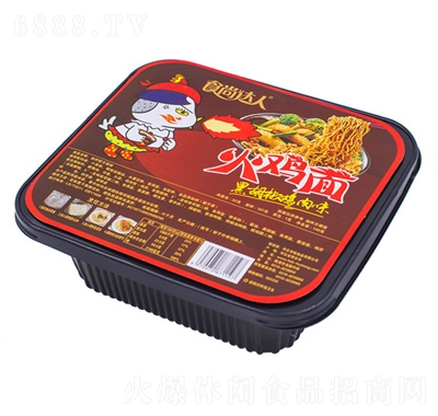 華眾黑胡椒味火雞面