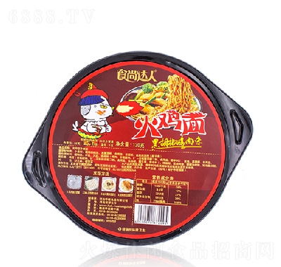 華眾黑胡椒味火雞面（碗