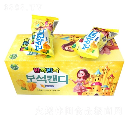 韓美禾牛奶芒果味寶石戒