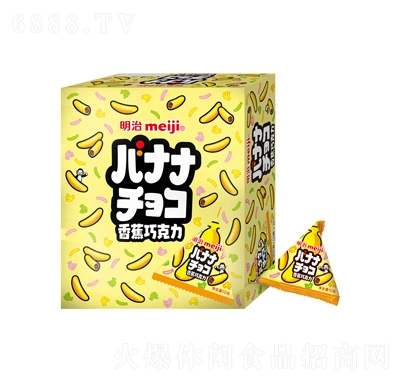 明治香蕉巧克力200g