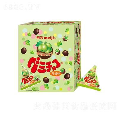 明治青提巧克力200g