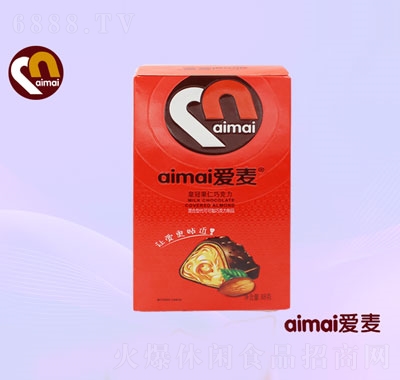 愛麥皇冠果仁巧克力（紅