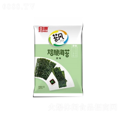 日洲苔風焙脆海苔（原味、番茄味）4g