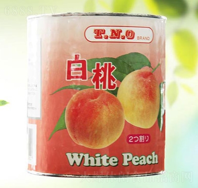 浩飛白桃罐頭