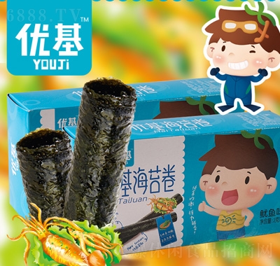優基魷魚味海苔卷盒裝36克