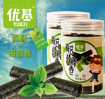 優基原味海苔卷罐裝30克