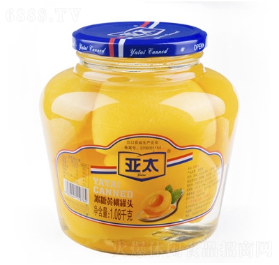 亞太黃桃罐頭1080g