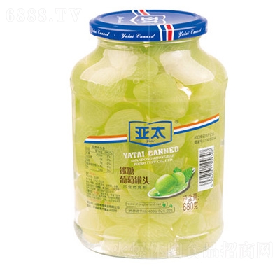 亞太葡萄罐頭680g
