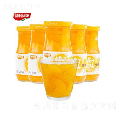 津味綠康橘子罐頭248