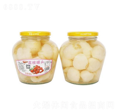 津味綠康荔枝罐頭680