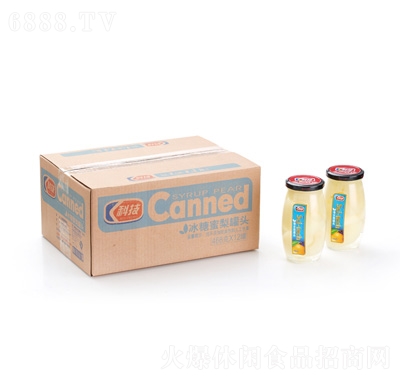 科技冰糖蜜梨罐頭468
