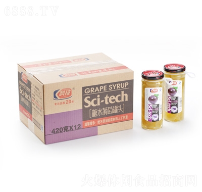科技糖水葡萄瓶頭420