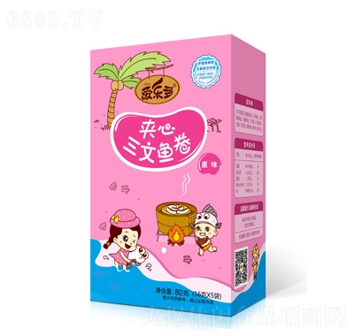 愛樂多夾心魚卷三文魚原