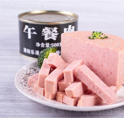 樂港午餐肉罐頭500g