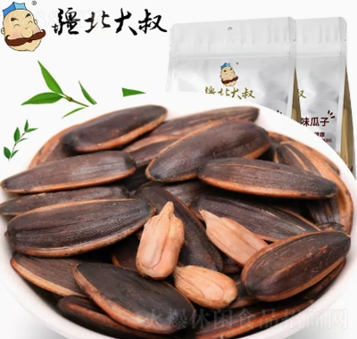 疆北大叔焦糖味瓜子500g零食炒貨堅果葵花籽散裝包小零食年貨