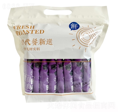 鹿辰五黑桑葚紫米餅加豆