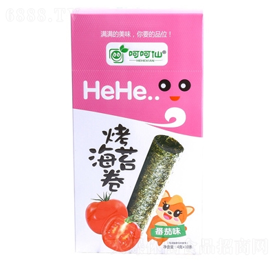 呵呵仙烤海苔卷番茄味辦