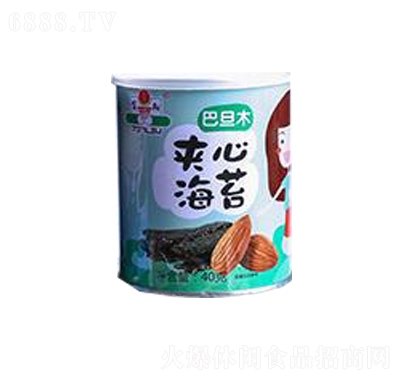 金柳巴旦木夾心海苔罐裝