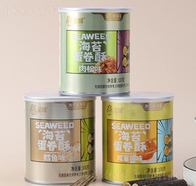 金柳海苔蛋卷酥鱈魚味休
