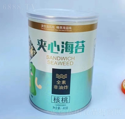 金柳核桃味夾心海苔40
