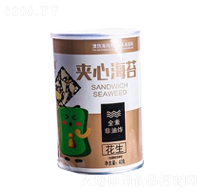 金柳花生夾心海苔40g