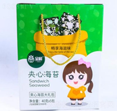 金柳夾心海苔禮盒休閑零