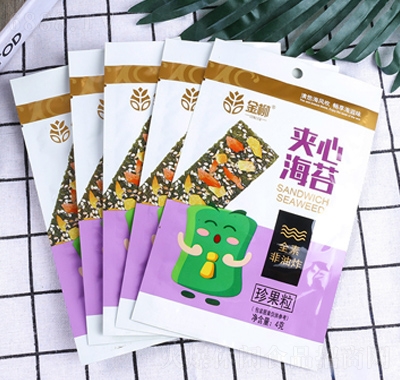 金柳珍果粒夾心海苔4g
