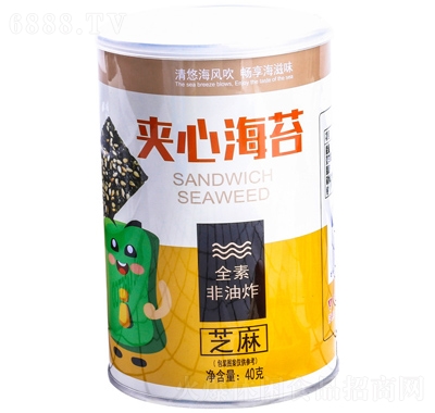 金柳芝麻夾心海苔40g