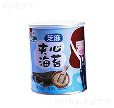 金柳芝麻夾心海苔罐裝海