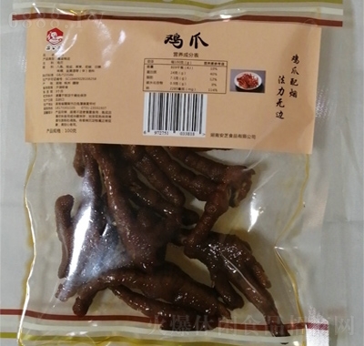 安公子醬香雞爪鹵味熟食