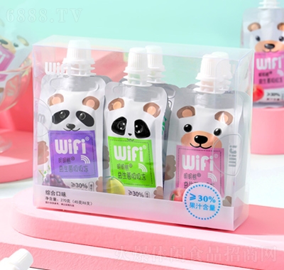 wifi蒟蒻果凍果汁吸