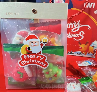 伽鴻網(wǎng)紅誕節(jié)軟糖棉花棒